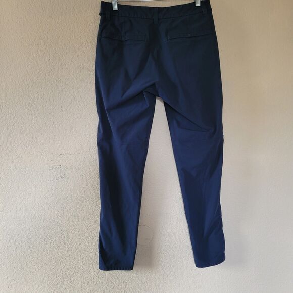 Lululemon Commission Slim Fit Pants Size 30 Golf Stretch Chino Navy Blue M5AF2S - Picture 8 of 8
